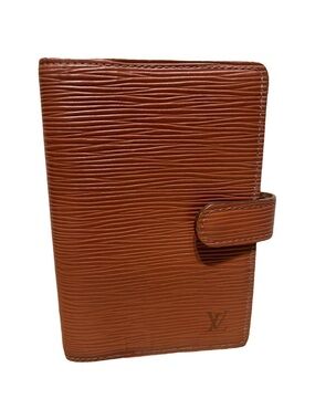 Louis Vuitton Tan Epi Leather Agenda Cover with Snap